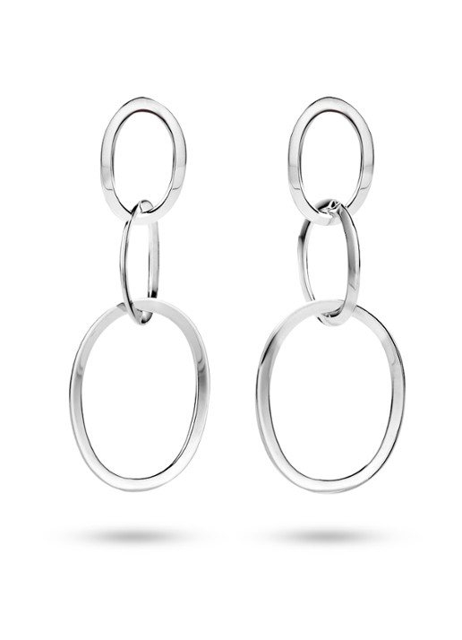 Casa Jewelry Saskia oorstekers van zilver