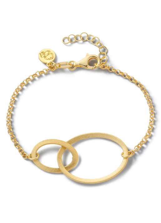 Casa Jewelry Saskia S Satin armband verguld