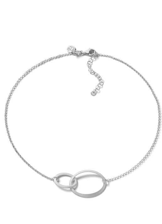 Casa Jewelry Saskia S Satin ketting van zilver