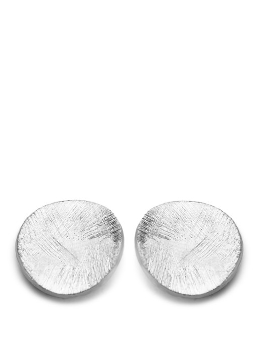 Casa Jewelry Satin oorknopjes van zilver