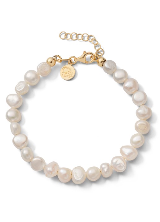 Casa Jewelry Snoepie parelarmband verguld