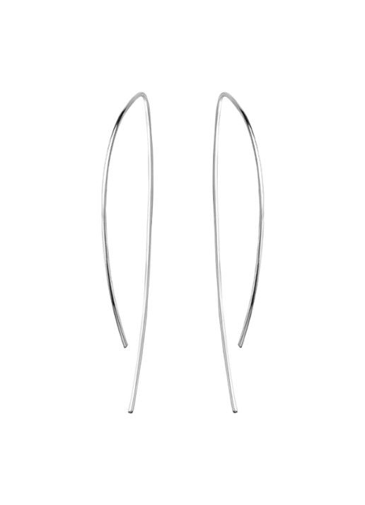 Casa Jewelry Tack oorhangers van zilver