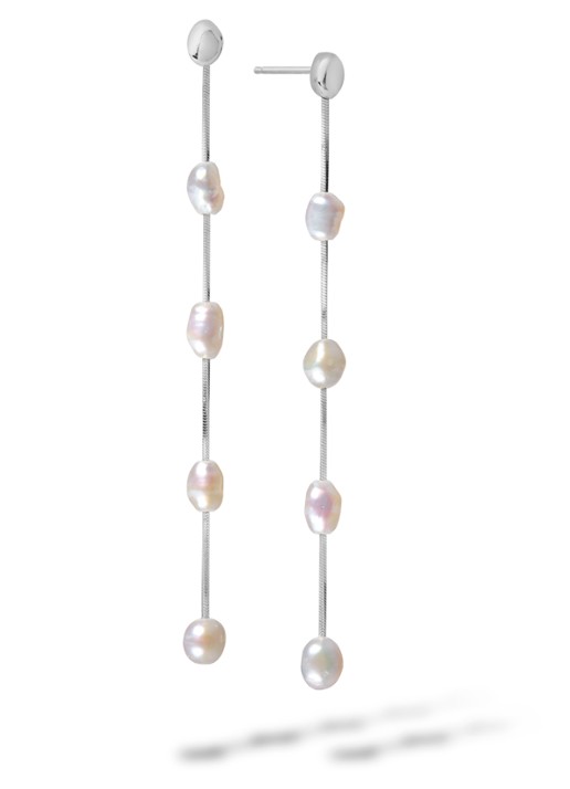 Casa Jewelry Tahiti Pebbles oorstekers van zilver