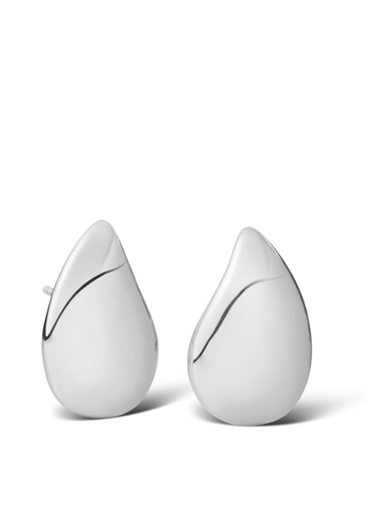 Casa Jewelry Virgola oorknopjes van zilver