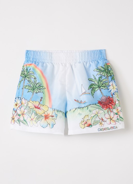 Casablanca Aloha zwemshorts met print
