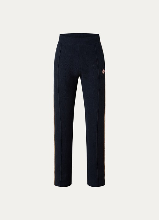 Casablanca Cafe culture straight fit broek in wolblend