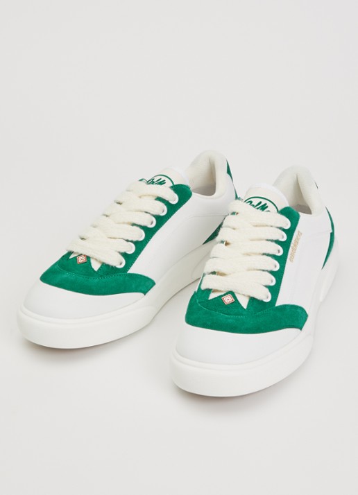 Casablanca Del Mar sneaker met details van suède - detail 3 wit