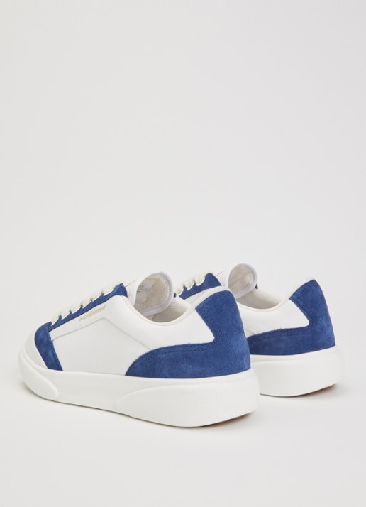 Casablanca Del Mar sneaker met details van suède - achterkant 2 wit