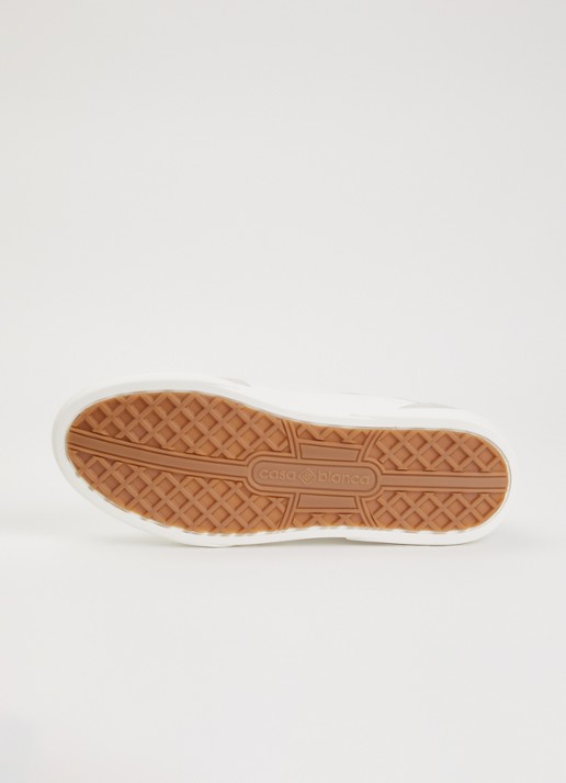 Casablanca Del Mar sneaker van canvas met suède details - detail 4 wit