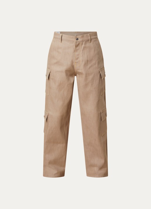Casablanca Desert Canvas loose fit cargobroek van canvas