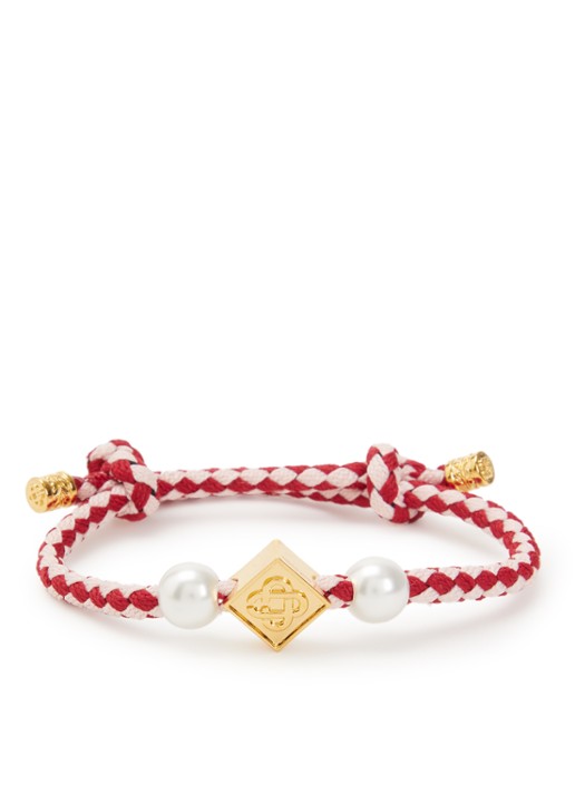Casablanca Friendship armband - voorkant 3 rood