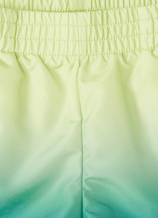 Casablanca Gradient zwemshorts met dip-dye dessin en logo - detail 3 turquoise