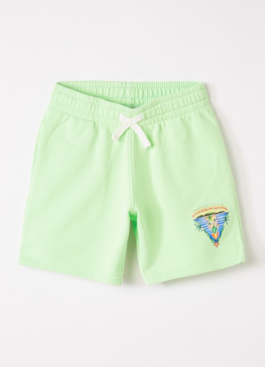 Casablanca Innocence straight fit korte joggingbroek met logo