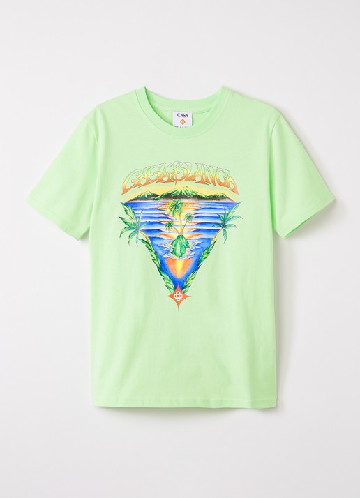 Casablanca Innocence T-shirt met logoprint