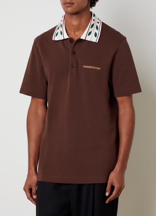 Casablanca Laurel regular fit polo met logo