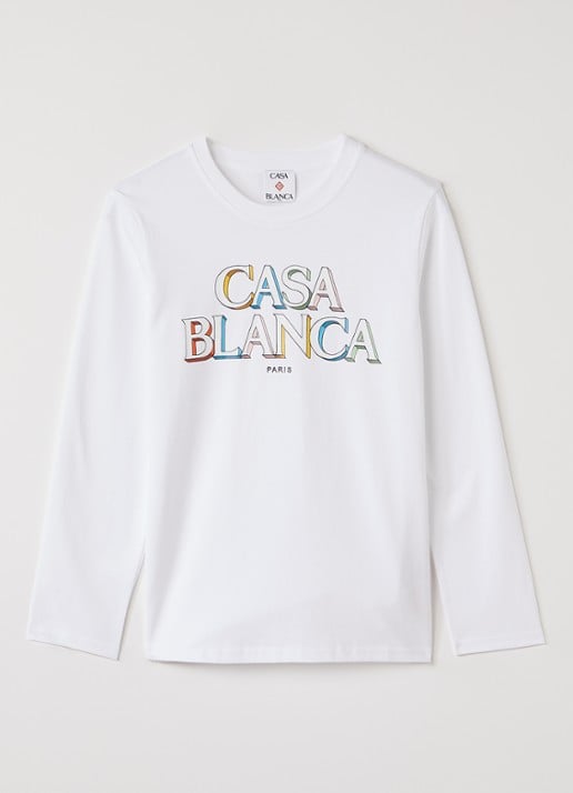 Casablanca Longsleeve met logoprint