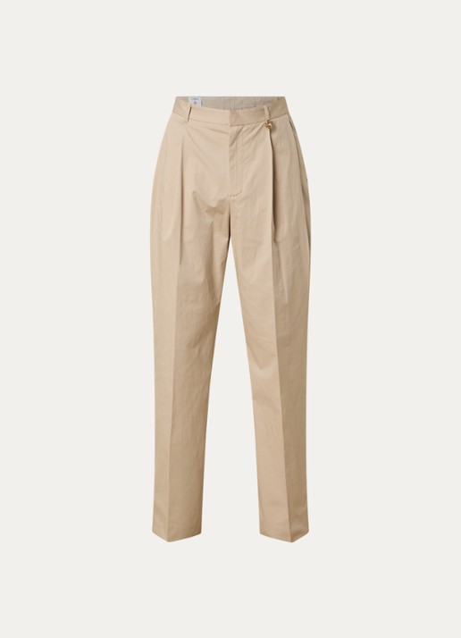 Casablanca Loose fit pantalon met steekzakken - voorkant 5 beige