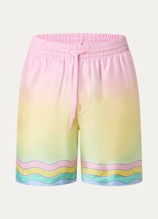 Casablanca Love of Dance korte broek van zijde met print