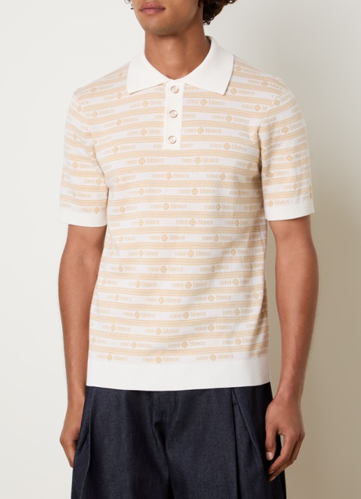Casablanca Regular fit polo van wol