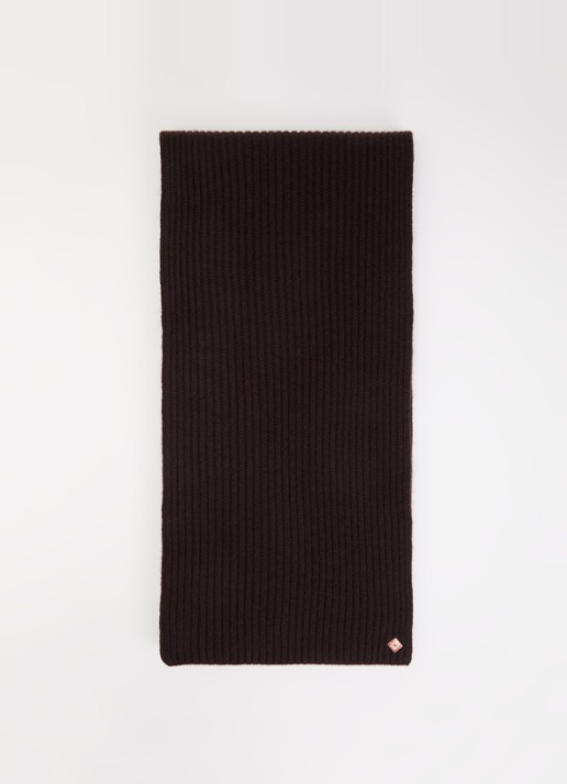 Casablanca Ribgebreide sjaal van wol 225 x 25 cm