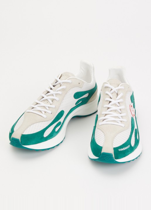 Casablanca Stade sneaker met logo - detail 3 groen