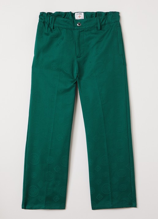 Casablanca Straight fit chino met logoprint