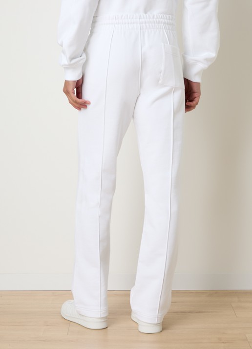 Casablanca Straight fit joggingbroek met trekkoord en steekzakken - achterkant 6 wit