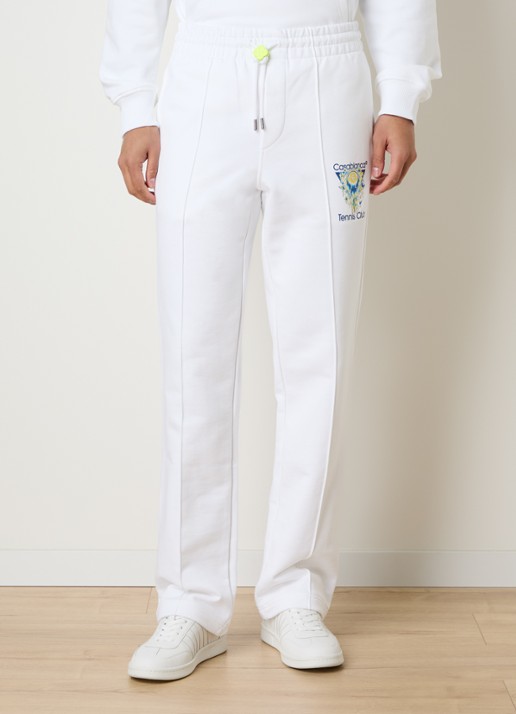 Casablanca Straight fit joggingbroek met trekkoord en steekzakken