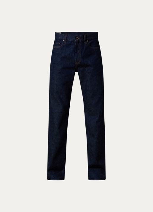 Casablanca Straight leg jeans met donkere wassing - voorkant 2 indigo