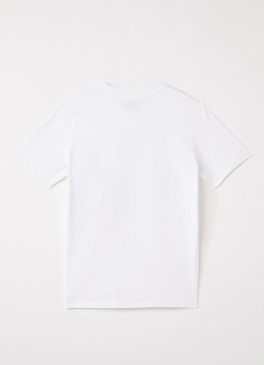 Casablanca T-shirt met logoprint - voorkant 2 wit