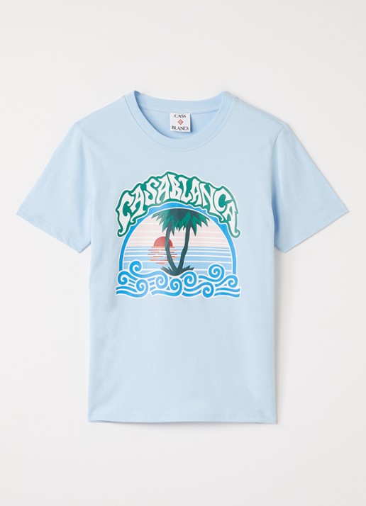 Casablanca T-shirt met logoprint