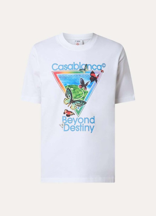 Casablanca Tennis Beyond T-shirt met logoprint