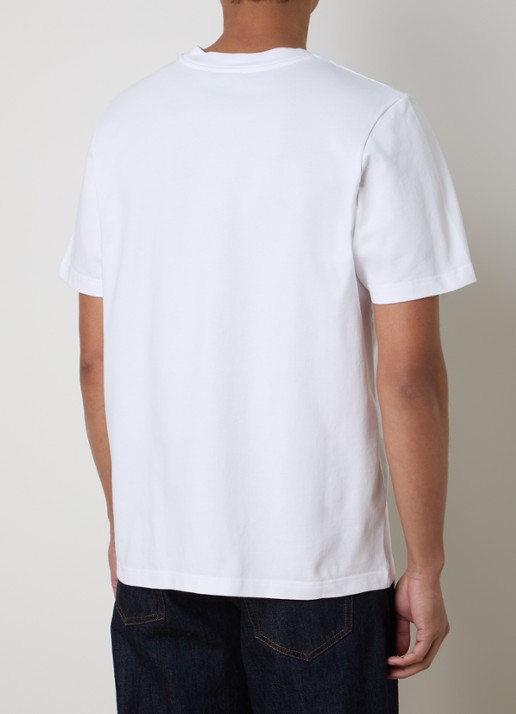 Casablanca Tennis Club T-shirt met logoprint - achterkant wit