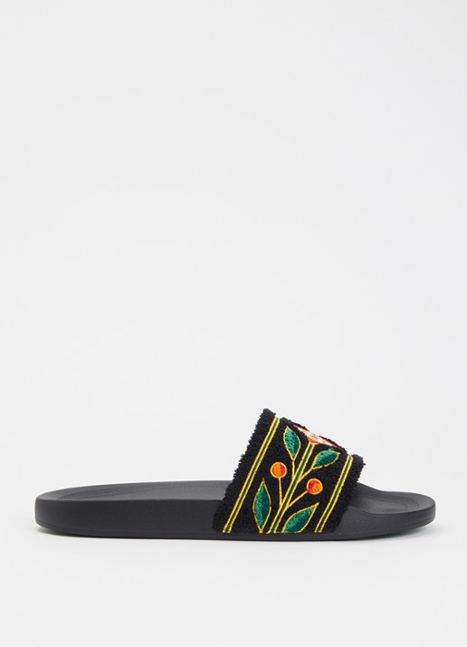 Casablanca Terry slipper met logo
