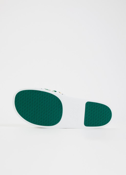 Casablanca Terry slipper met logo - detail 5 ivoor