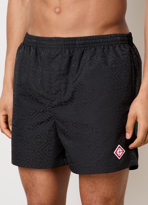 Casablanca Zwemshorts met jacquard dessin en logo