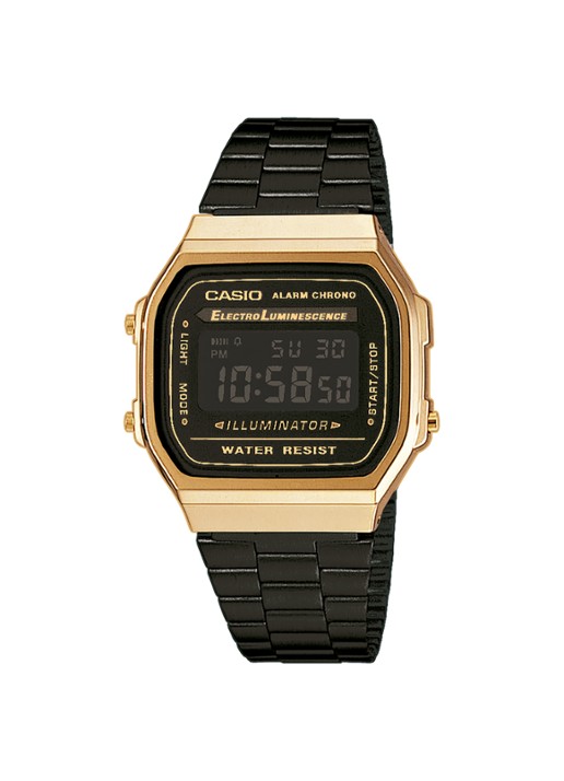 Casio Casio Horloge A168WEGB-1BEF - voorkant goud