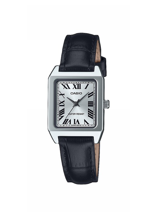 Casio Timeless horloge LTP-1234PG-7AEG - voorkant zilver