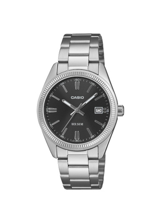 Casio Timeless horloge UTP-1302PD-1AVEF - voorkant zilver