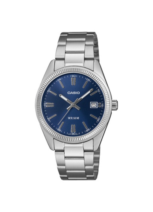 Casio Timeless horloge UTP-1302PD-2A1VEF - voorkant zilver