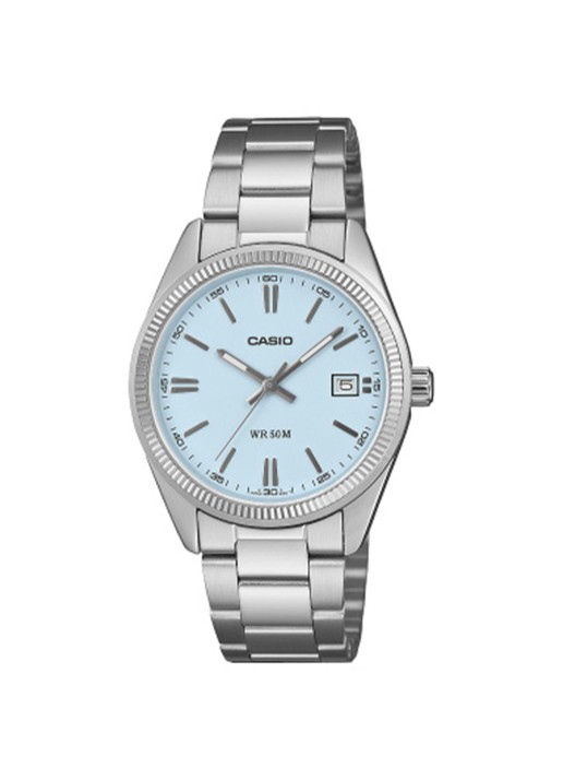 Casio Timeless horloge UTP-1302PD-2A2VEF - voorkant zilver