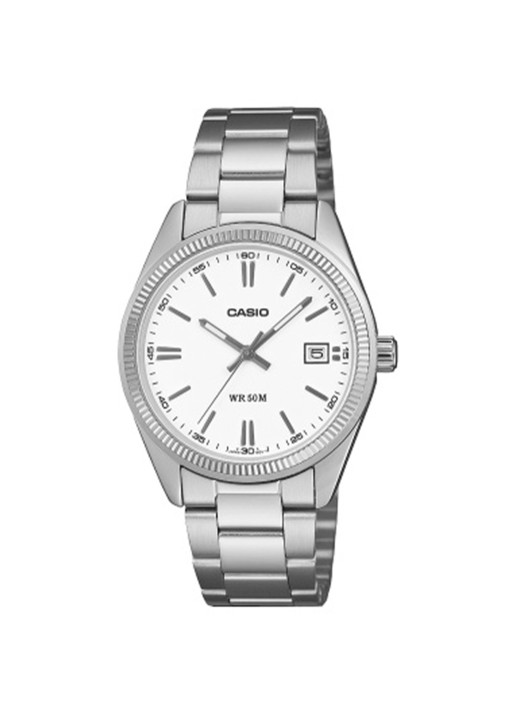 Casio Timeless horloge UTP-1302PD-7AVEF - voorkant zilver