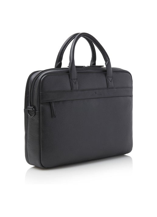Castelijn & Beerens Alpha laptoptas 15,6 inch  - voorkant 2 zwart