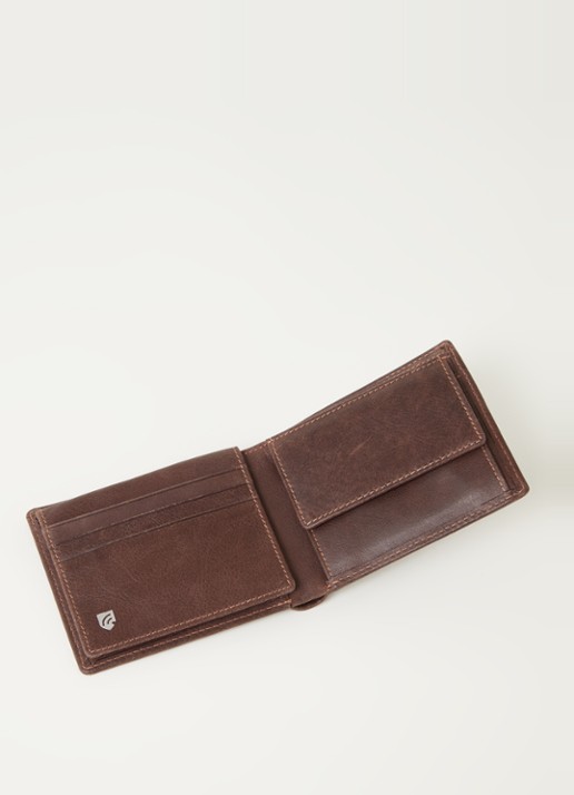 Castelijn & Beerens Billfold van leer - voorkant 3 donkerbruin