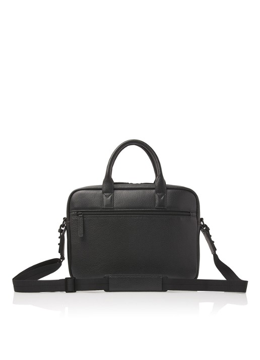 Castelijn & Beerens Delta businesstas van leer met 13 inch laptopvak - detail 3 zwart