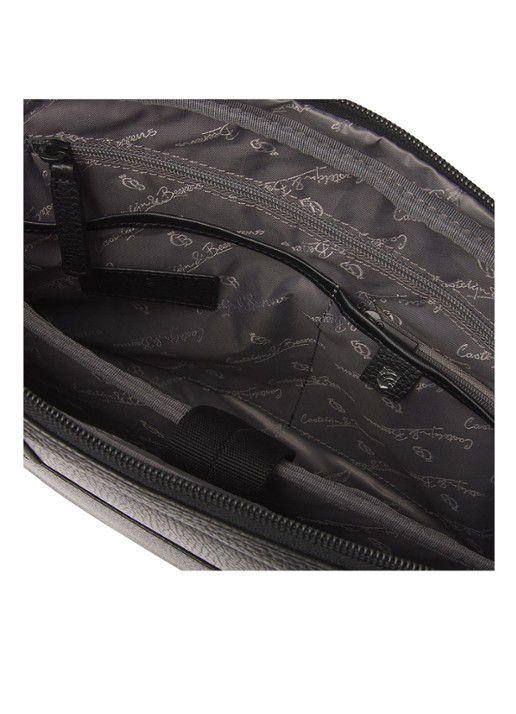 Castelijn & Beerens Delta businesstas van leer met 13 inch laptopvak - detail 7 zwart