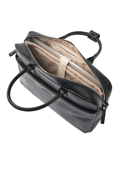Castelijn & Beerens Ilse laptoptas met 15,6 inch laptopvak - detail 8 zwart