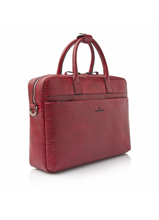 Castelijn & Beerens Ilse laptoptas met 15,6 inch laptopvak - voorkant 3 rood