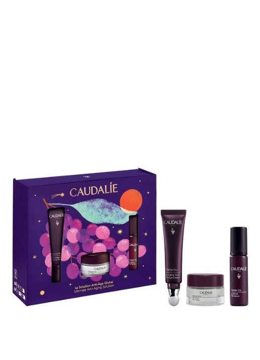 Caudalie Kerst Set Premier Cru De Oogcrème - verzorgingsset
