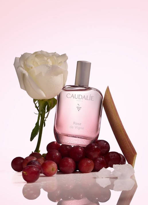 Caudalie Rose de Vigne Geurwater - voorkant 2 beige